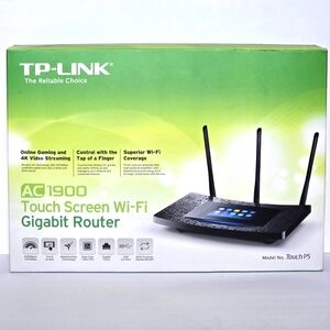TP-Link Router AC1900 Touch Screen Wi-Fi Gigabit, Black (Open Box)